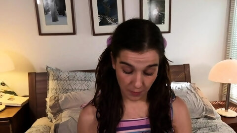 Hairy stepteen blowing and banging POV