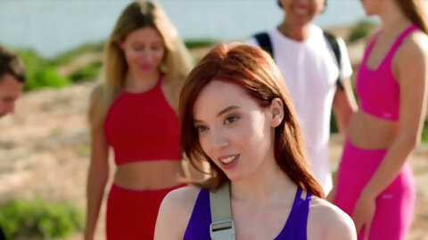 VIXEN Petite redhead Lottie has passionate affair on vacay